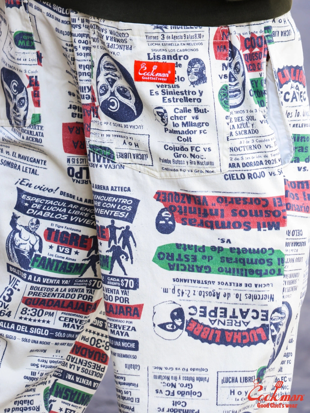 シェフパンツ Chef Pants Lucha Libre 231-63801
