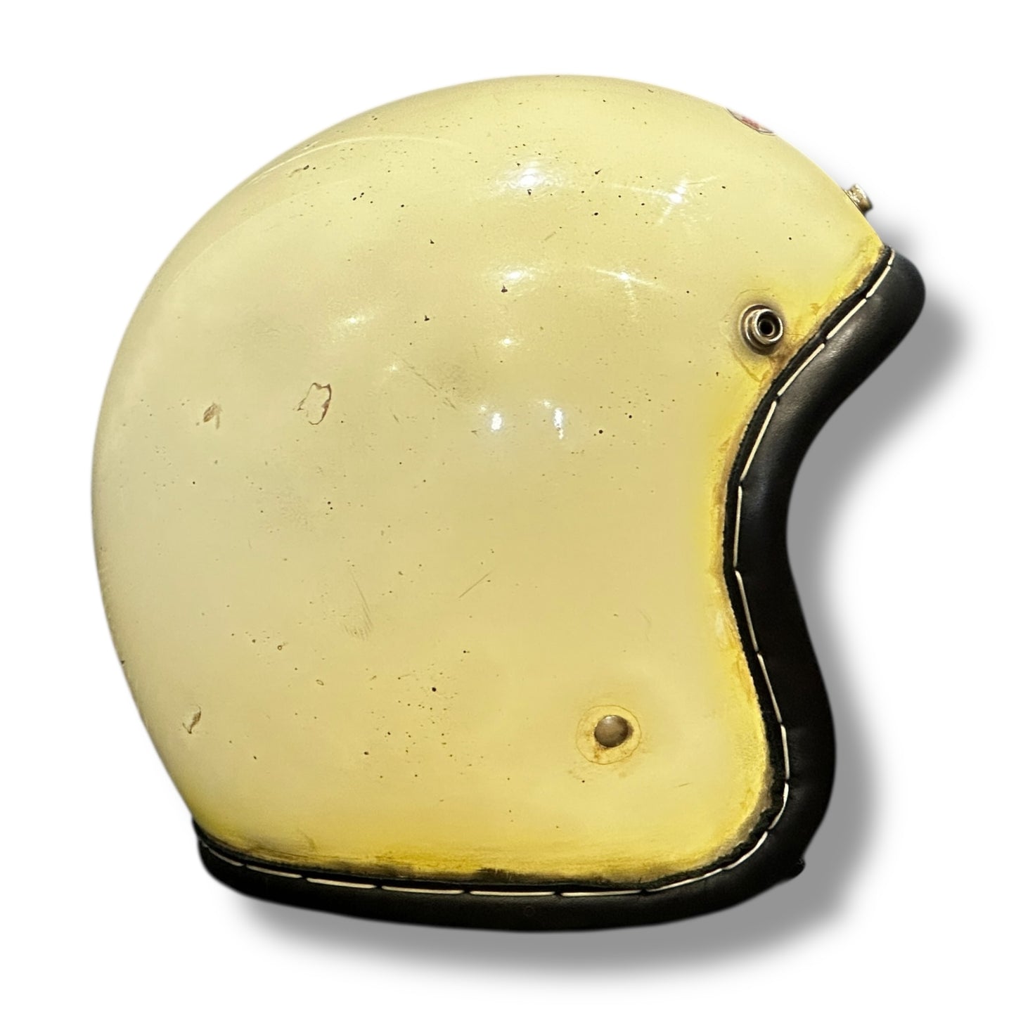 革巻きBEETLE LAC IVORY/アイボリー L.A.C PATINA version 黒ダブルストラップ