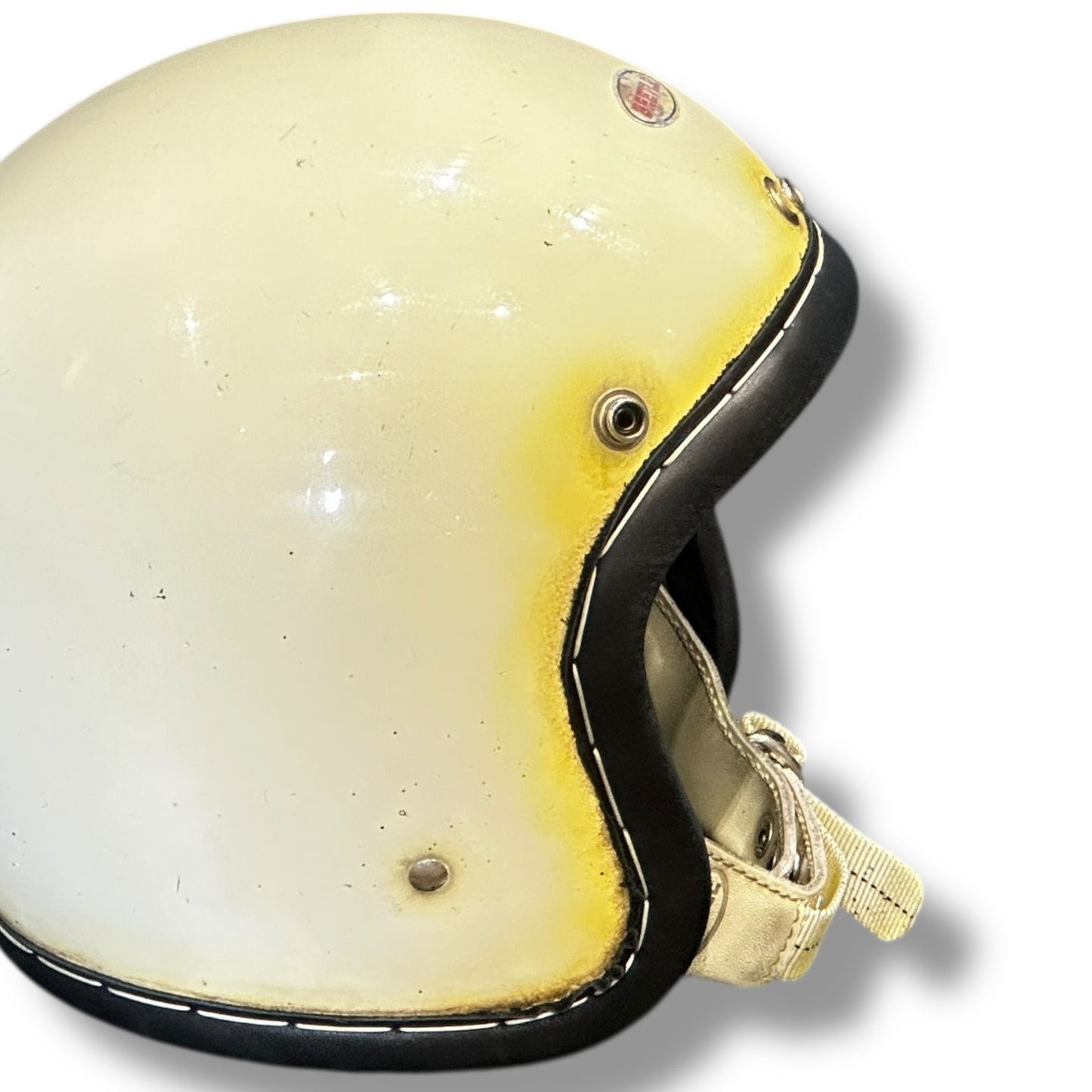 革巻きBEETLE LAC IVORY/アイボリー L.A.C PATINA version 白ダブルストラップ