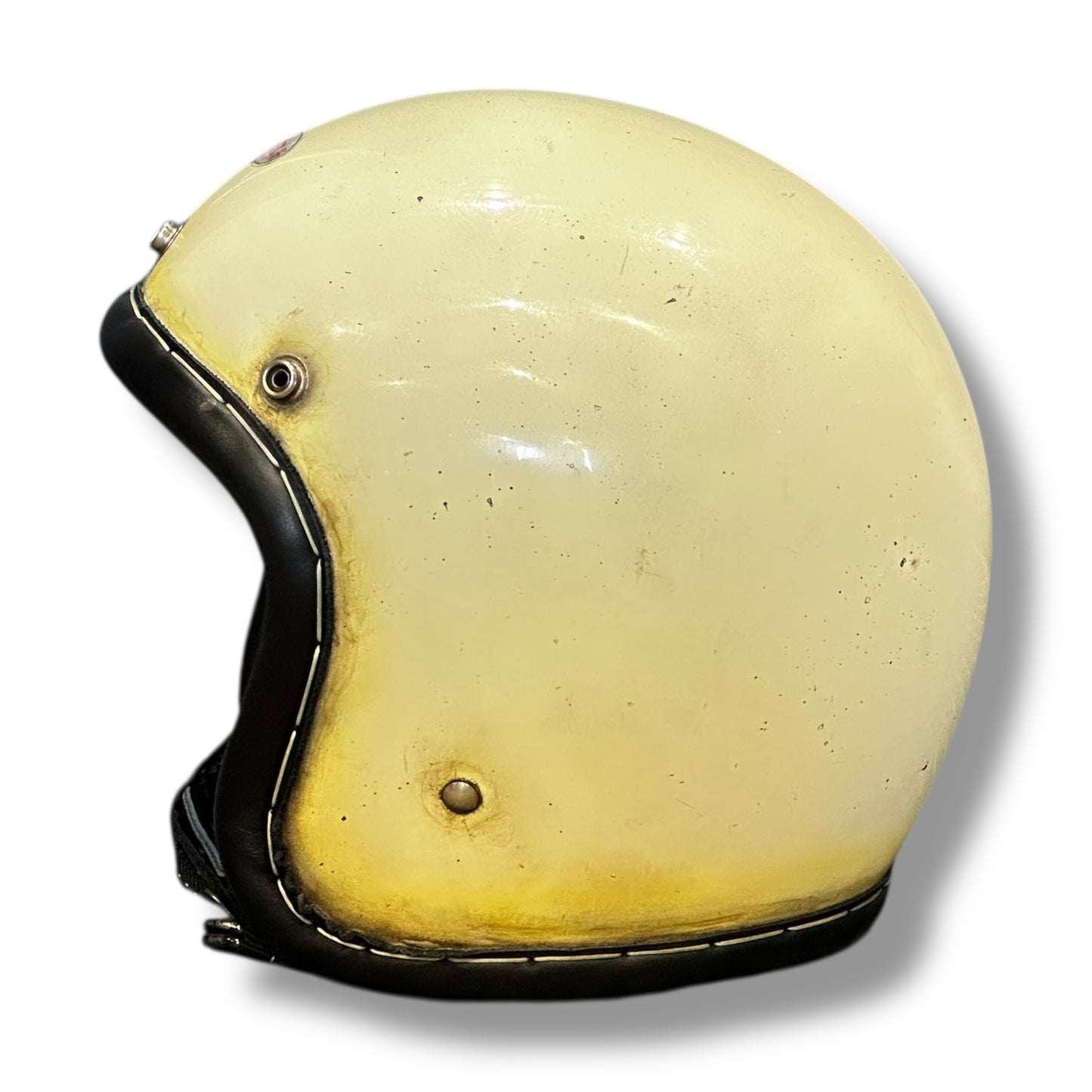 革巻きBEETLE LAC IVORY/アイボリー L.A.C PATINA version 黒ダブルストラップ